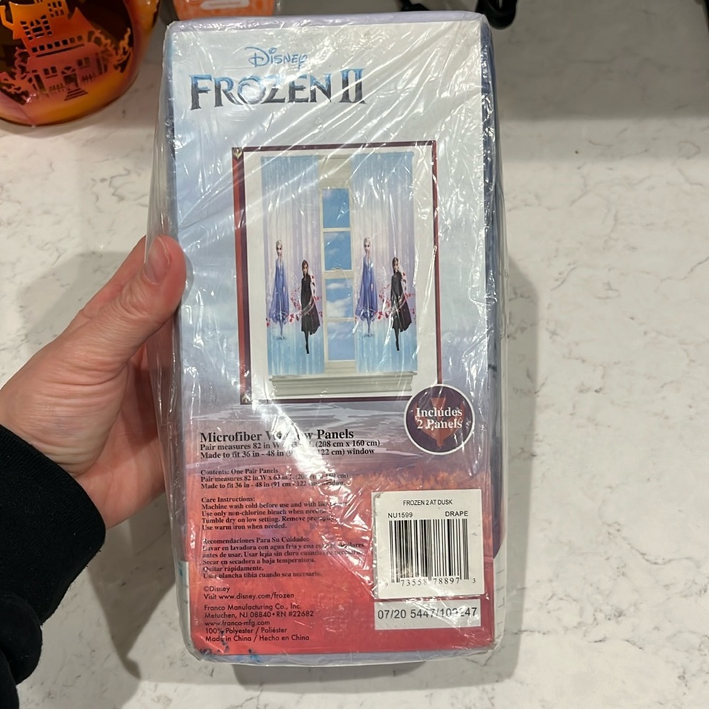 Disney New Frozen 2 Microfiber Window Panels